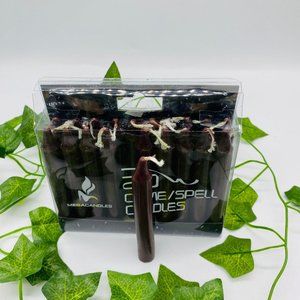 Wicca 20 Chime Spell Candles 4" Brown